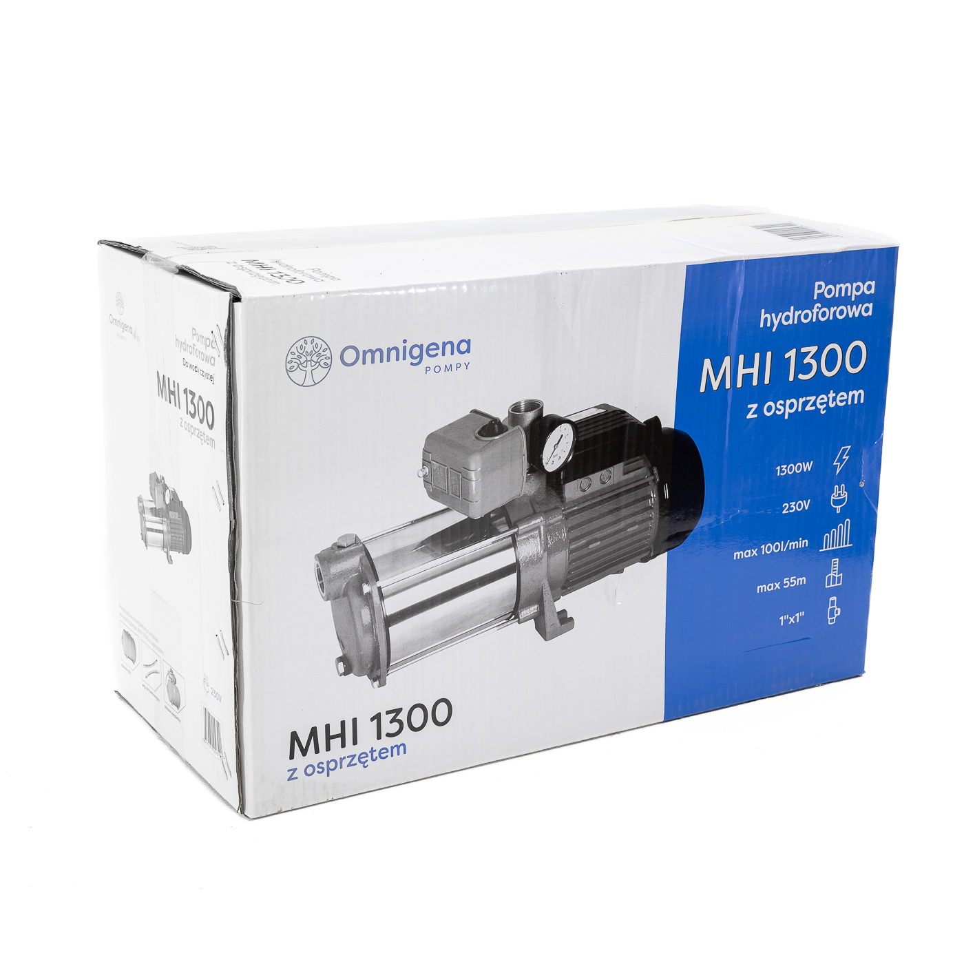Pompa hydroforowa MHI 1300 z osprzętem (1,3kW) 230V Omnigena zdjęcie numer 10